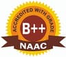 NAAC B++ accreditation seal